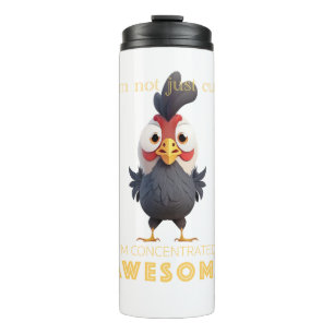 Termo Rooster concentrado Awesome Cute Adorable Funny