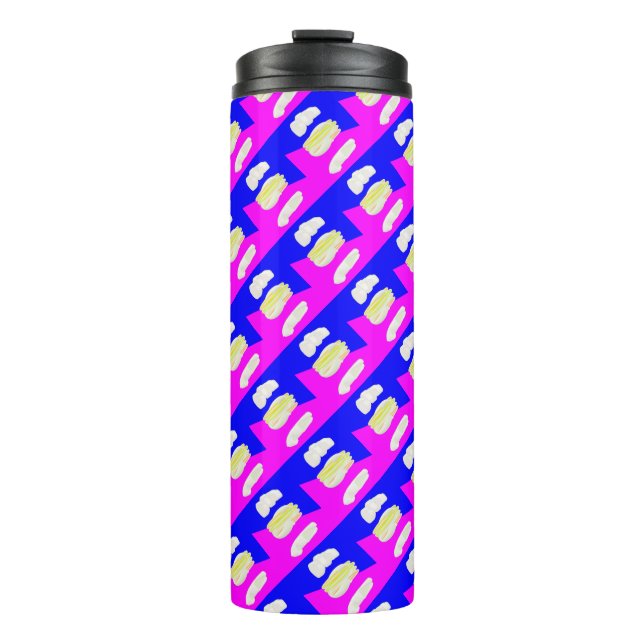 TERMO ROPA DE ARTE ABSTRACTA Y AZUL REAL (Anverso)