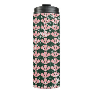 Termo Ropa de corazones y flores.