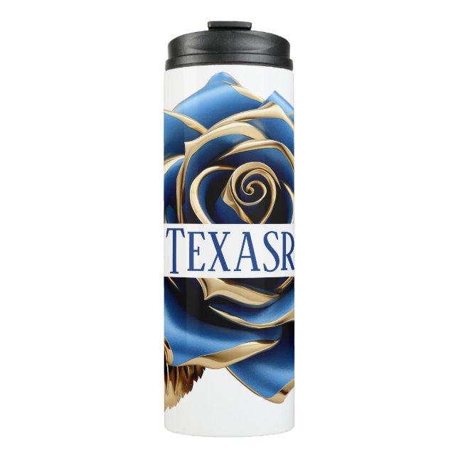 Termo rosa azul y dorada (Anverso)