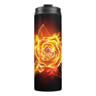 Termo Rosa de Fuego Florido