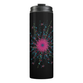 Termo rosa de mandala