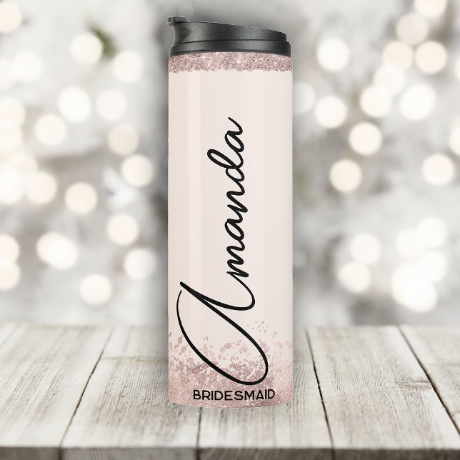 Termo Rosa de regalo de dama de honor (Subido por el creador)
