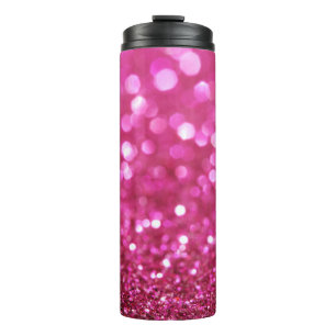 Termo Rosa Oscuro Festivo: Resumen Elegante.