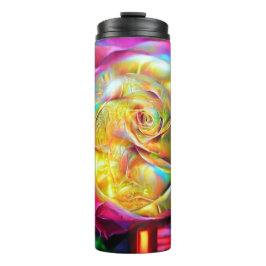 Termo Rosa psicodélico arcoiris