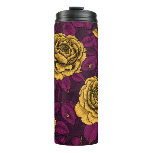 Termo Rosas amarillas