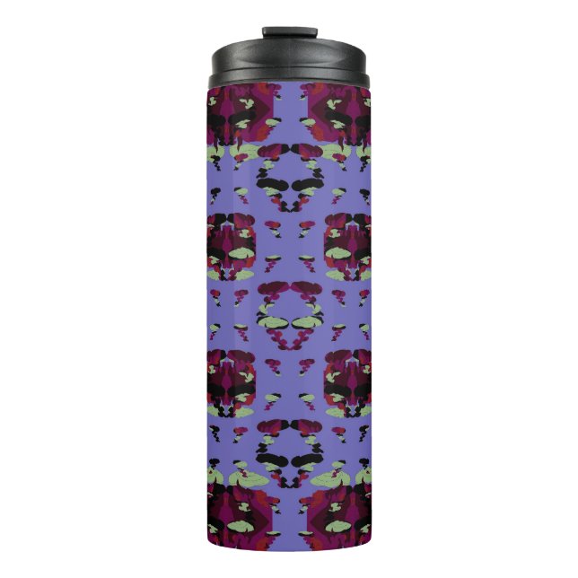 Termo Rosas de llama celestial contenidas (Anverso)