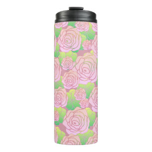 Termo Rosas Rosadas Claras