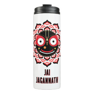 Termo Rostro de Lord Jagannath Chakra Deidad Hindú