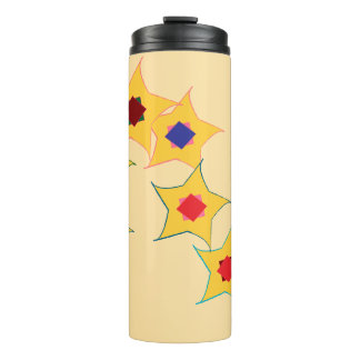 Termo round candle stars designed..