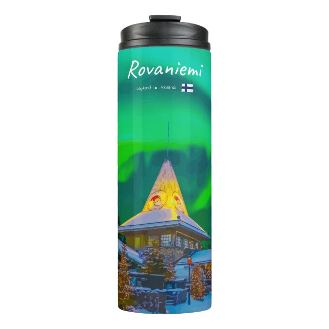 Termo Rovaniemi, Finlandia - Aurora Mágica (Anverso)