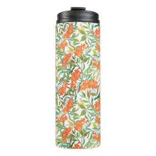 Termo Rowan otoñal: Diseño floral sin focos