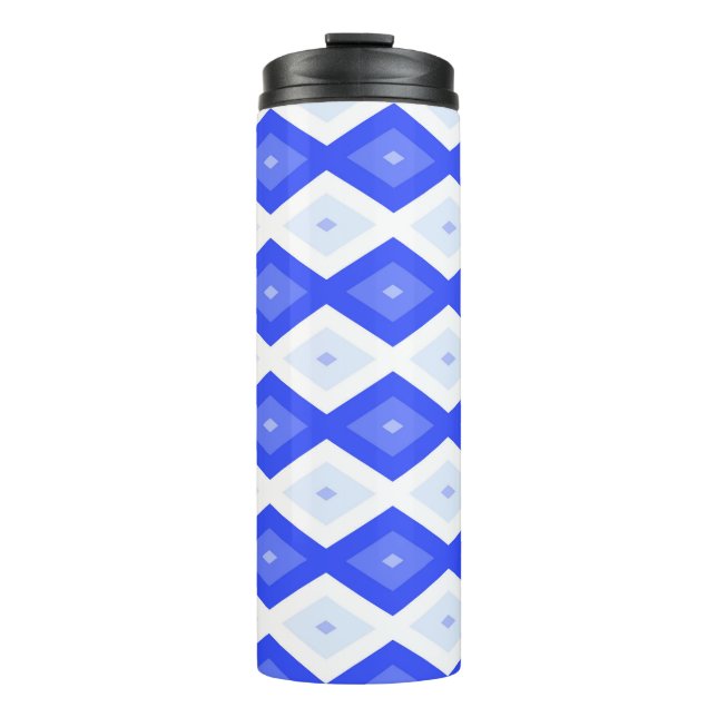 Termo Royal blue diamond pattern (Anverso)
