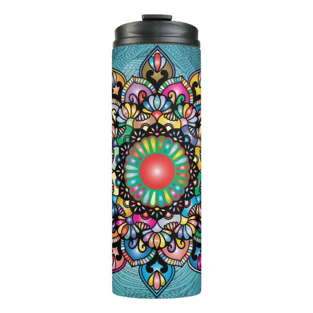 Termo Royalty de patrón floral (Anverso)