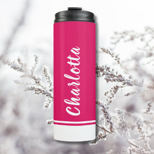 Termo Ruby White   Elegante   Mínimo   Personalizado