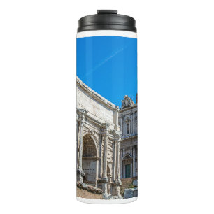 Termo Ruinas del Foro Romano en Roma, Italia