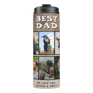 Termo Rustic Mejor Papá Día del Padre 6 Fotos 