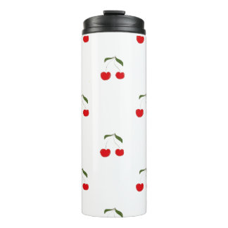 Termo Rustic Modern Cherry Patterns Water Bottle
