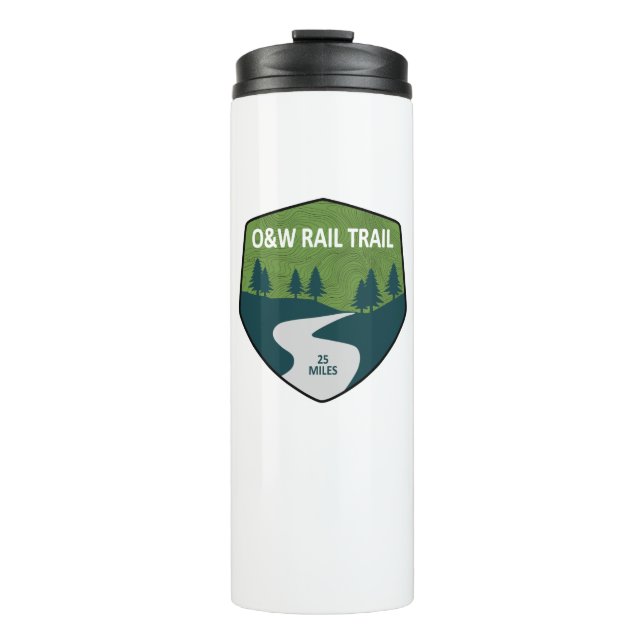 Termo Ruta de tren de O&W (Anverso)