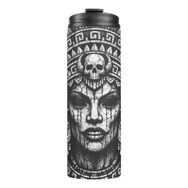 Termo Sacerdotisa Coronada de Calavera — por BurnsInHell (Anverso)