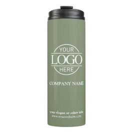 Termo Sage Green Promo Company Business Logo