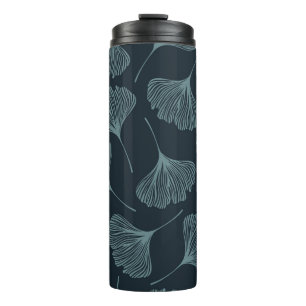 Termo Sale Ginkgo: Elegante patrón sin foco.