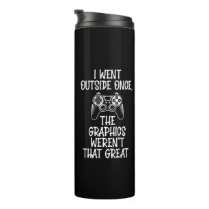 Termo Salí Afuera - Gamer Divertido