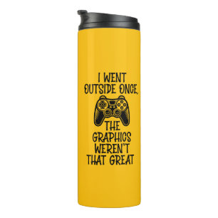 Termo Salí Afuera - Gamer Divertido