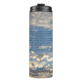 Termo Salmo 23 Bella Biblia Cristiana Verse Personalizad