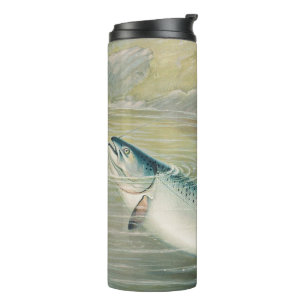Termo Salmón de California por S.A. Kilbourne, pescado v