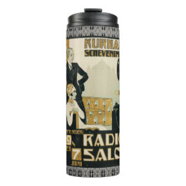 Termo Salón de Radio Holandés Vintage 1920