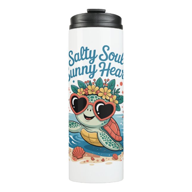Termo Salty Soul Sunny Hearttle Summer (Anverso)