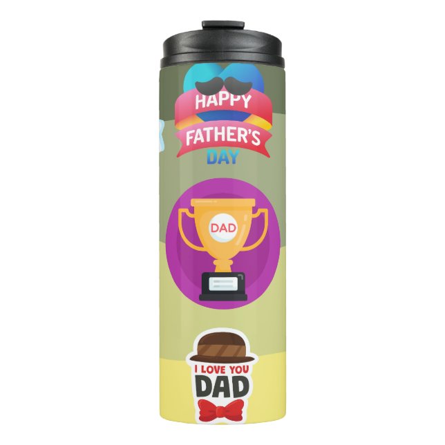 Termo Saludos a la paternidad (Anverso)