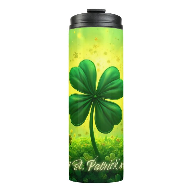 Termo Saludos para el Día de San Patricio (Anverso)