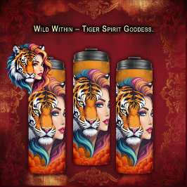 Termo Salvaje interior – Diosa del Espíritu del Tigre.