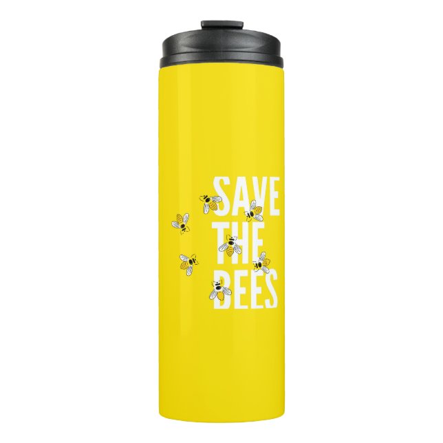 Termo Salvar las abejas (Anverso)