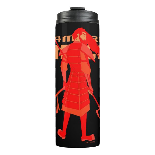 Termo Samurai Jack Red Warrior Graphic (Anverso)
