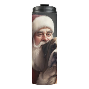 Termo San Bernardo con Santa Claus Navideño Festivo