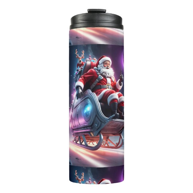 Termo Santa in Space | A Futuristic Christmas Odyssey (Anverso)