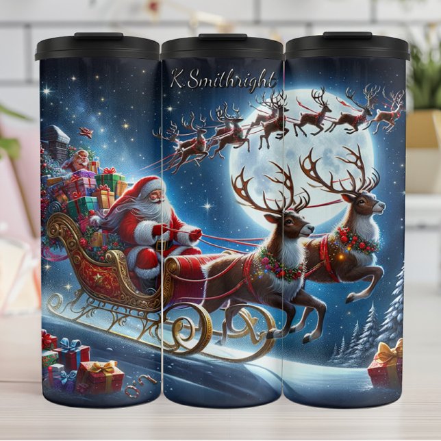 Termo Santa’s Cheerful Sky Sprint (Subido por el creador)