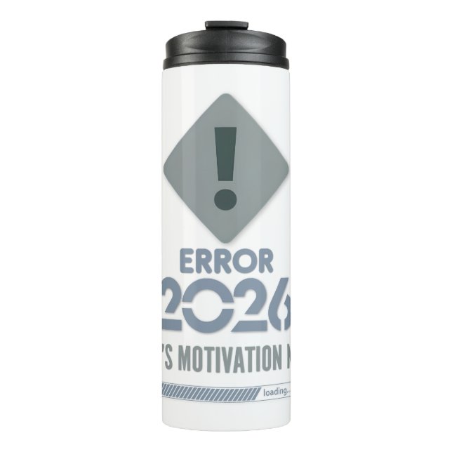 Termo Sarcastic New Year Resolution Thermal Tumbler (Anverso)