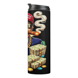 Termo Satirical MAGA Billionaire Cartoon — Retro Pop Art