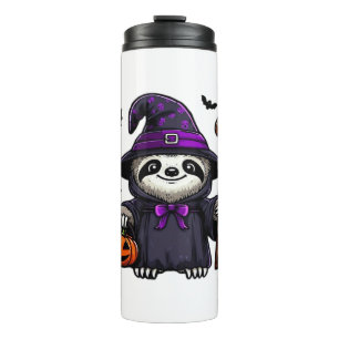 Termo Scary Halloween Sloth Witch Gorra disstume espeluz