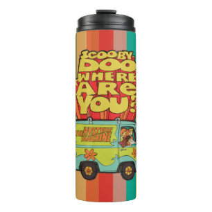 Termo Scooby-Doo   "¿Dónde Estás?" Retro Personalizado V