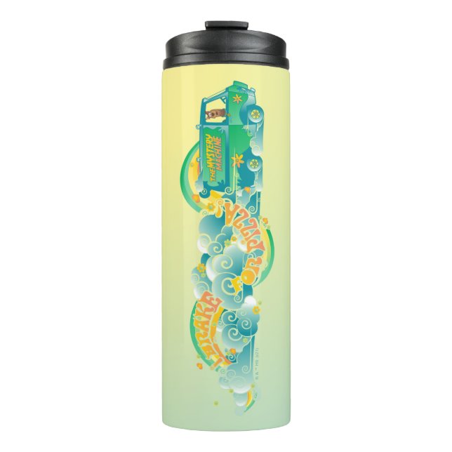 Termo Scooby-Doo | Máquina De Misterio "Freno Por Pizza" (Anverso)