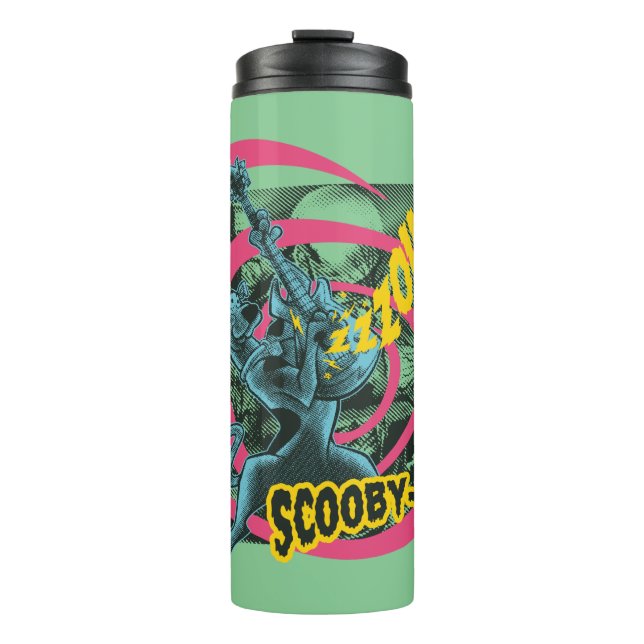Termo Scooby-Doo Zoinks Punk Guitar Gráfico (Anverso)
