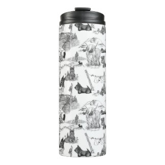 Termo SCOTTISH Terrier Black Toile