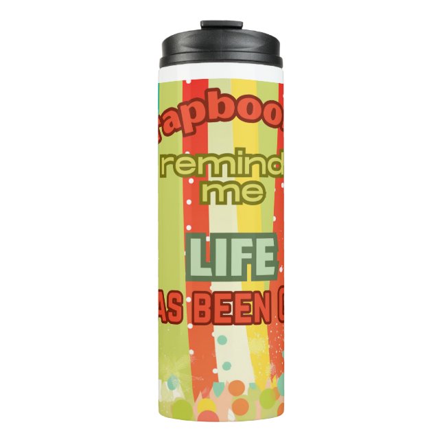 Termo Scrapbooking me recuerda que la vida es buena (Anverso)