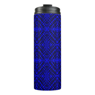 Termo Scribe simple Tejido Espejo Azul