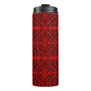Termo Scribe simple Tejido Espejo Rojo